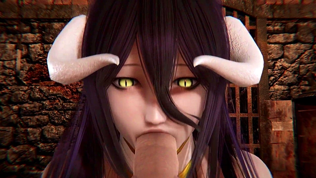 Hardcore sex with Albedo l 3D Hentai Uncensored