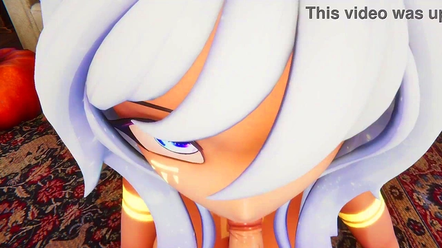 Hentai Vtuber Elfie Love gives you blow job & lets you cum on her face POV (3D / VRCHAT / MMD)