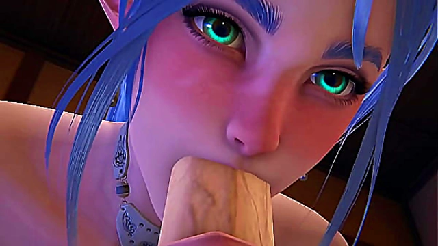 Booked a hotel room with Elf l 3D hentai uncensored SFM