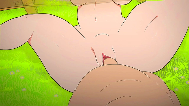 Alex got stuck in the fence, but Steve couldn't get past! Minecraft,Hentai,Cartoon,Parody !