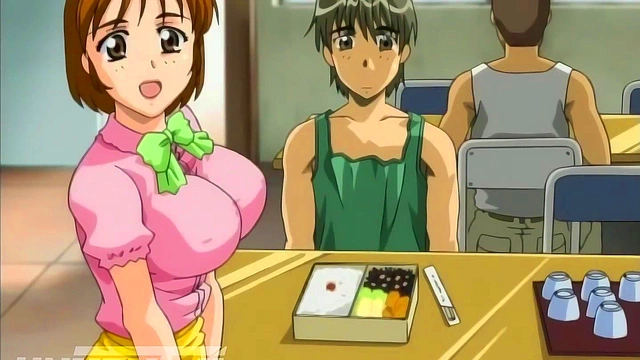 MILF Seduces a Young 18+ Public Worker - Uncensored Hentai [Subtitled]