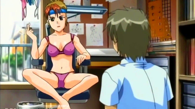 MILF Seduces a Young 18+ Public Worker - Uncensored Hentai [Subtitled]
