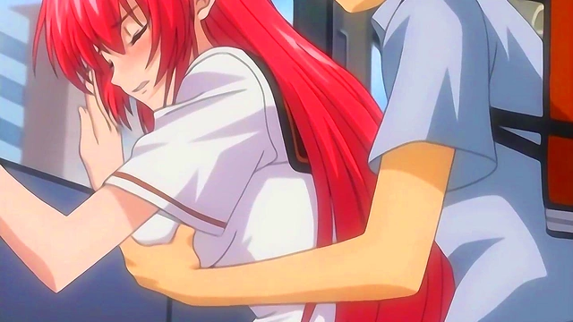 Hentai - Touching my Busty Step StepSister 18+ in the Train [Subtitled]