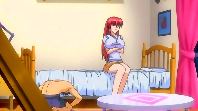 Hentai - Touching my Busty Step StepSister 18+ in the Train [Subtitled]