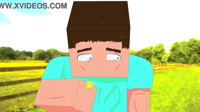 No arms, no legs/Steve fucked helpless Alex in minecraft! Hentai porn anime ( 2d cartoon )