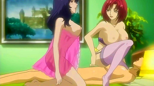 Step StepMom and Step Aunt Fuck the - Hentai [UNCENSORED]