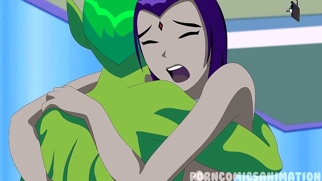 Teen 18+ Titans XXX Porn Parody - Raven & Beast Boy 18+ Animation FULL (Hard Sex) ( Anime Hentai)
