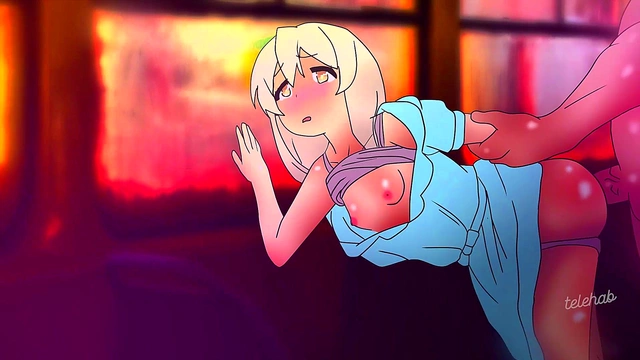 Sex on the bus ! Hentai anime 2d