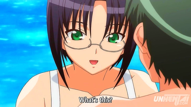 Hentai – Older StepSister 18+ Goes Topless at the Beach! [Uncensored] [Subtitled]