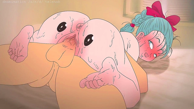 Piplup On The Butt of Bulma !Pokemon and dragon ball anime Hentai ( Cartoon 2d sex )porn