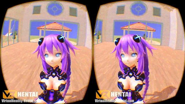 Hyperdimension Neptunia - Purple Heart in 3D SBS