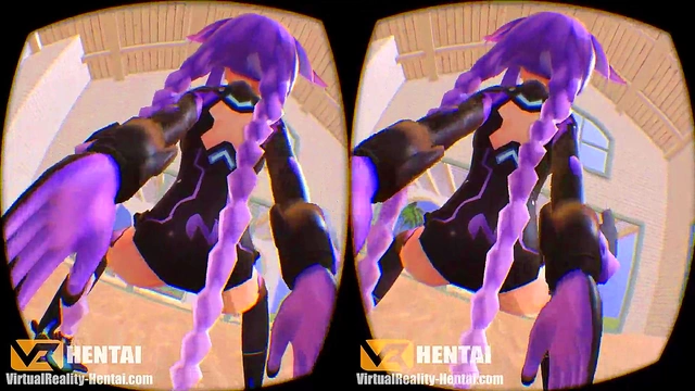 Hyperdimension Neptunia - Purple Heart in 3D SBS
