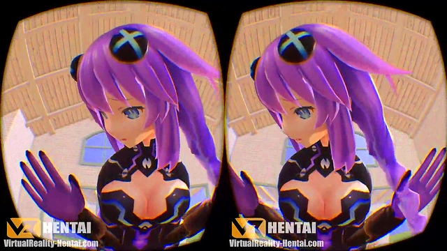 Hyperdimension Neptunia - Purple Heart in 3D SBS