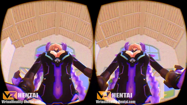 Hyperdimension Neptunia - Purple Heart in 3D SBS