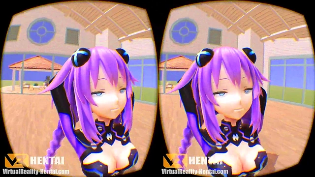 Hyperdimension Neptunia - Purple Heart in 3D SBS
