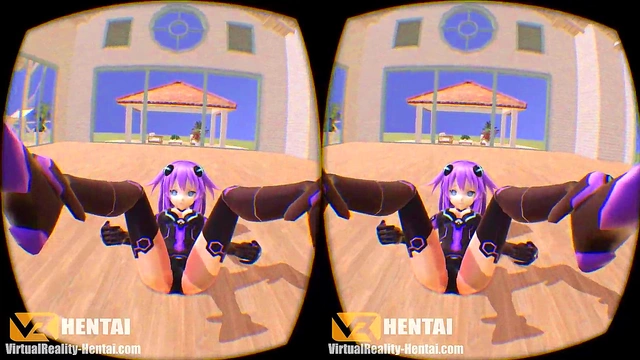 Hyperdimension Neptunia - Purple Heart in 3D SBS