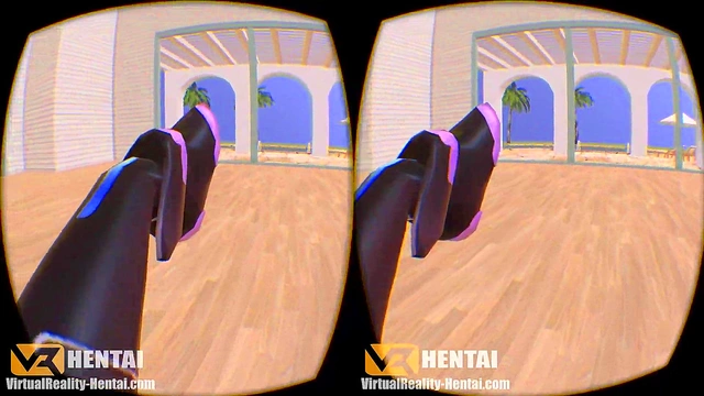 Hyperdimension Neptunia - Purple Heart in 3D SBS