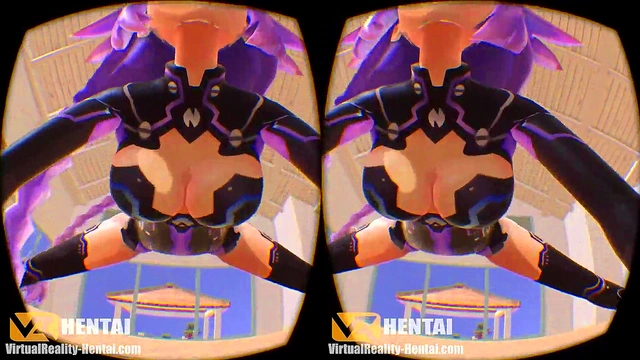 Hyperdimension Neptunia - Purple Heart in 3D SBS