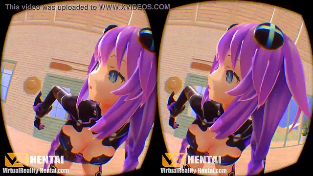 Hyperdimension Neptunia - Purple Heart in 3D SBS