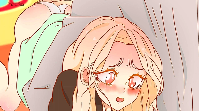 The guy slaps his StepSister 18+'s ass and accidentally sticks his finger in her pussy ! Girl 18+ Hentai,Cartoon,Parody !