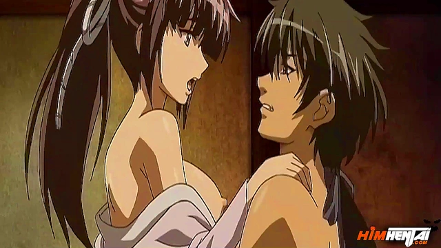 Hentai uncensored - His huge cock doesn't fit in her mouth