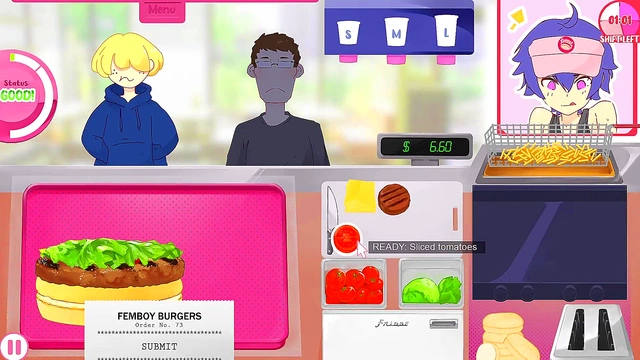 FemBoy 18+ Burgers hentai games