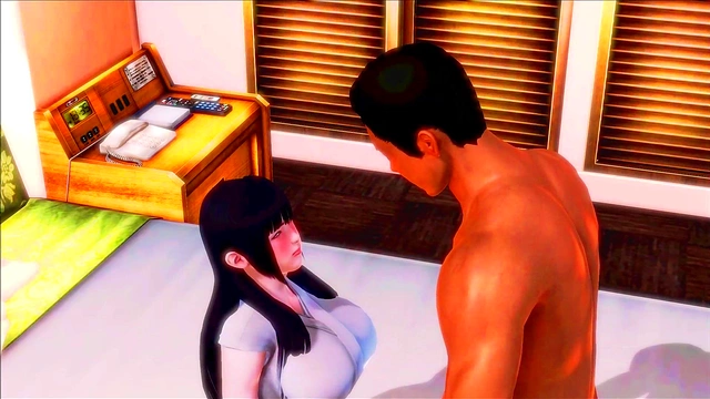 Busty Hinata Fucked By Black Guy