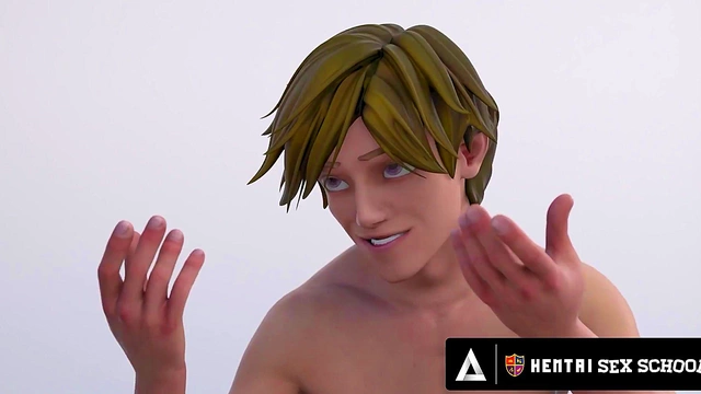 HENTAI SEX UNIVERSITY - Futanari Beauty Fucks The Principal HER FIRST MMF CREAMPIE!