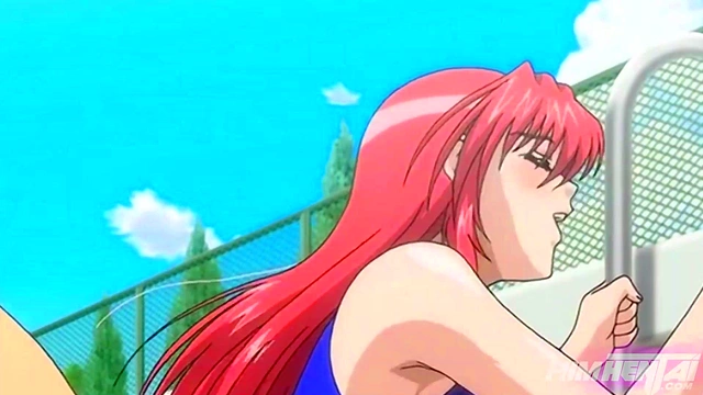 My friend is very hot, I love eating her juicy tits - Anime Hentai