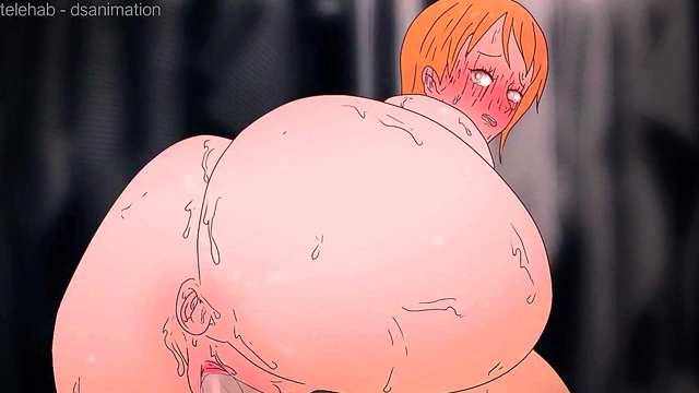 The sex room was occupied by her parents, we had to fuck in the closet ! Nami and Satoru Gojo Hentai 2d ( Cartoon porn ) - Anime