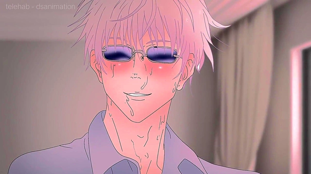 The sex room was occupied by her parents, we had to fuck in the closet ! Nami and Satoru Gojo Hentai 2d ( Cartoon porn ) - Anime