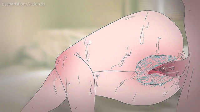 Bulma with a blue furry vulva asks for sex from a guy, but in response received a spit in the face !Hentai dragon ball anime ( cartoon 2d porn )