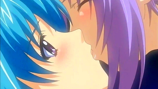 [Hentai Yuri] Lesbian Sleepover Turns into Squirting Scissor Fuck (Uncensored)