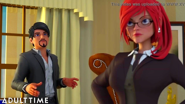 ADULT TIME - Hentai Sex University Student Demonstrates Her Sexual Prowess On StepStepDaddy's Cock