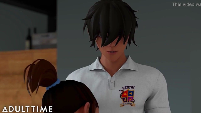 ADULT TIME - Hentai Sex University Prodigy Wants To Show His Stepsis Everything He's Learned