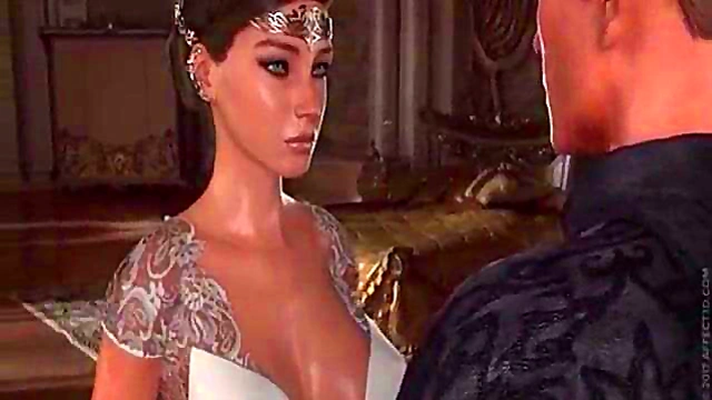 Beautiful princess fuck big dick 3d animation hentai