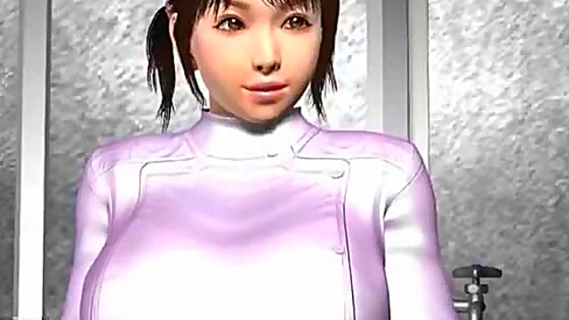 3D Hot Hentai Nurse with big tits fuck