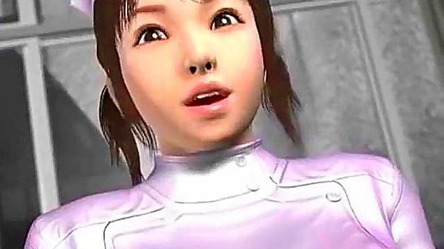 3D Hot Hentai Nurse with big tits fuck
