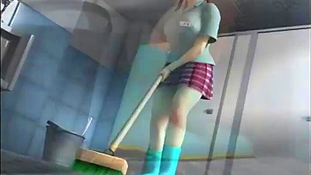 Cleaning Lady 3D Sex
