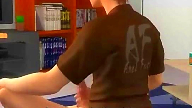 3D Teen 18+ Catches Boy 18+ Wanking!