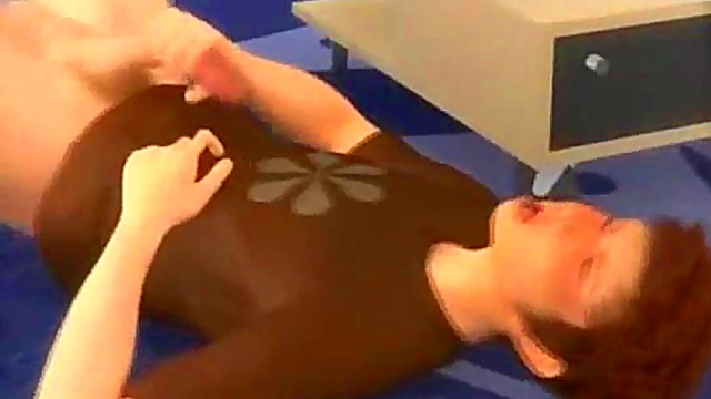 3D Teen 18+ Catches Boy 18+ Wanking!