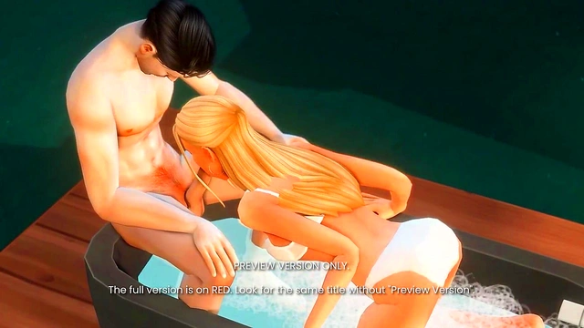 The First Night - 3d Hentai - Preview Version