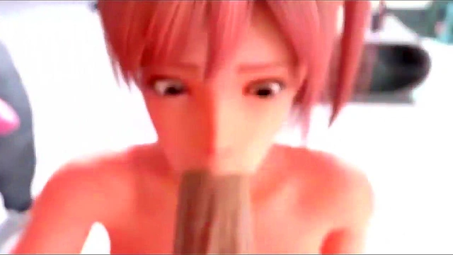 Hottie with big tits in all orifices hentai 3d