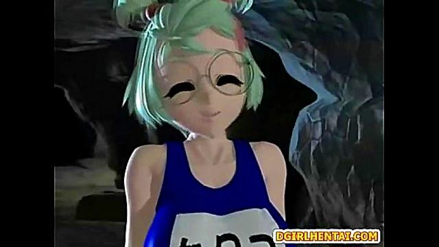 Sexy 3d hentai with nice tits hot fight with monster