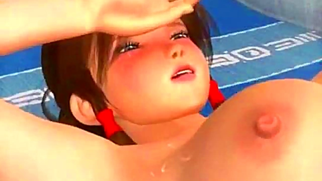3D Teen 18+ Gets a Huge Facial!