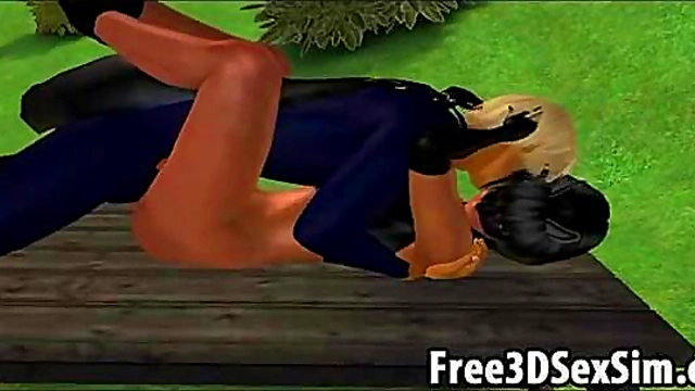 Foxy 3D cartoon honey getting fucked nice and hard