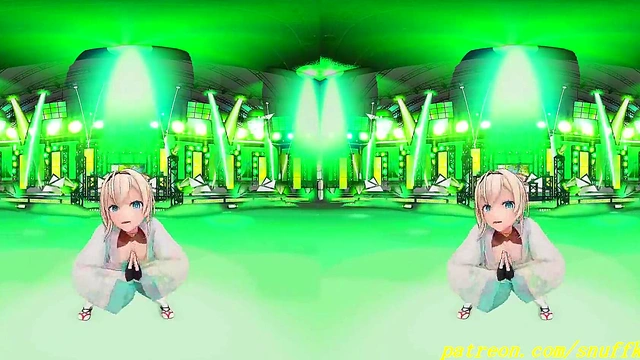 VR180 mmd Iroha Dance 3d hololive Hentai