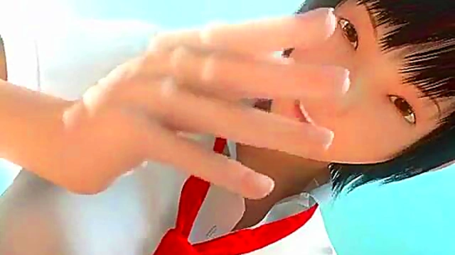 3D Japanese Handjob!