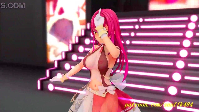 noVR mmd Marine Dance 3d hololive Hentai