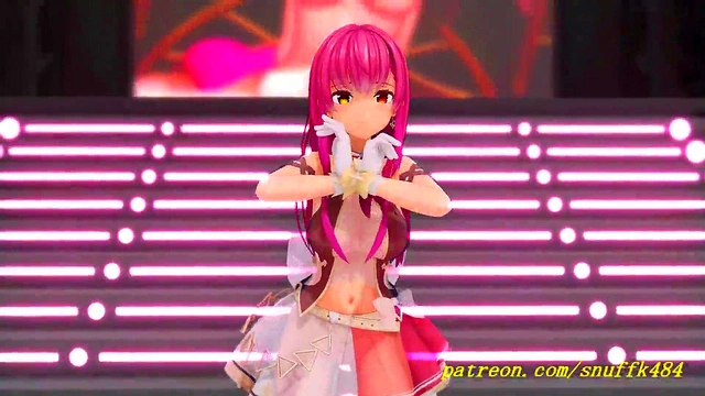 noVR mmd Marine Dance 3d hololive Hentai